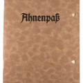 1939 Ahnenpass Ancestors Book of the Aryan lineage
