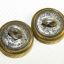 12 mm Luftwaffe, Wehrmacht Generals or NSDAP gold plated brass button 1