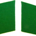 3rd Reich Luftwaffe Ground troops troops collar tabs, grass green