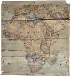 Wehrmacht Map of Africa at scale 1 : 15 000 000, 1939/1940