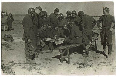 Briefing before flight