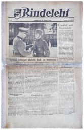 Waffen SS Newspaper Rindeleht in Estonian, issue 10, 1943