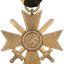 Kriegsverdienstkreuz mit Schwertern 2 Klasse 1939. PKZ 107 Carl Wild 0