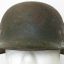 German m35 Wehrmacht Heer steel helmet. Battle damaged! 3