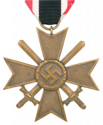 War Merit Cross with Swords 2nd Class on a ribbon