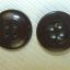 Brown plastic buttons 17-18 mm 1