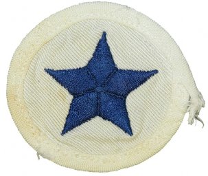 WW2 Kriegsmarine trade badge for enlisted personnel for white summer uniforms- Boatsman.