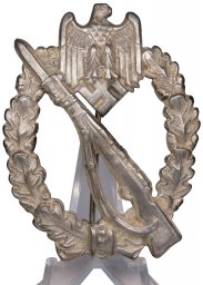 Infanteriesturmabzeichen in Silber Hermann Aurich