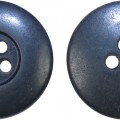 22 mm Kunstharz- resin button. Dark gray-blue.