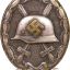 3rd Reich wound badge, silver grade 1939 Hauptmunzamt 0