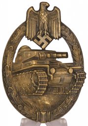 Panzerkampfabzeichen in Bronze, Hermann Aurich