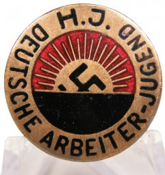 GES GESCH Hitler Youth squads early badge