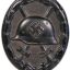 Wound badge in black, 1939. Wilhelm Deumer. LDO L/11. Iron 0