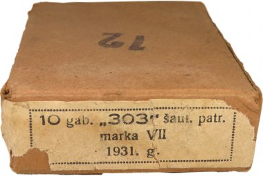 Latvian made Pack for 10 rounds for British rifle "303", Mark VII, 1931