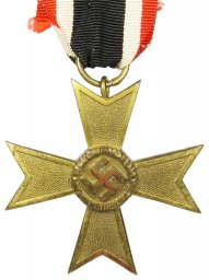 Unmarked War Merit Cross 2 made of brass