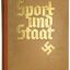 Heavily illustrated book "Sport und Staat", 1937 0