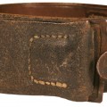 Luftwaffe or late war Wehrmacht leather combat belt. 95 cm