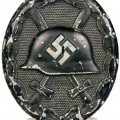 Verwundetenabzeichen in Schwarz, (E.S.P) Eugen Schmidthausser Black E.S.P zinc