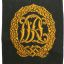 DRL Sports Badge, Bronzer Grade. Woven version on black rayon 0