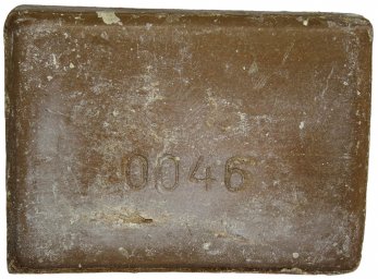 Piece of soap marked 0046