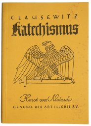 Historical brochure "Clausewitz Katechismus"
