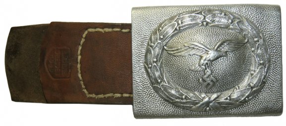 Luftwaffe Buckle, Aluminum, Herman Aurich, Dresden, 1940