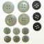 Set of ceramic buttons for SS or Wehrmacht selfpropelled gun tunic. 3