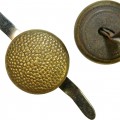 3rd Reich 12 mm Generals or NSDAP gold buttons for visor hat