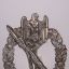 Infantry Assault Badge in silver R.S marked 1