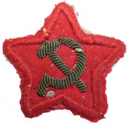 Sleeve star of the political staff of the Red Army- White tunic