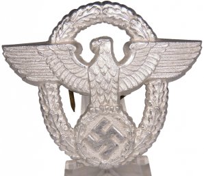 Headgear Eagle for police serviceman of the Third Reich