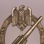 Wehrmacht anti-aircraft gunner badge in Buntmetal - Juncker 1