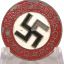 NSDAP Party Badge M1/72 RZM 0