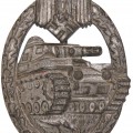 Panzerkampfabzeichen in Silber - Wurster KWM marked