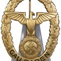 Early Gau Baden Honour Badge, Gold Grade Fr. Klett