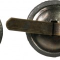 Set of 2 buttons for Wehrmacht, SS or Luftwaffe officer's headgear.