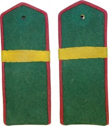 Shoulder boards M1943 for efreitor of NKVD Border troops.