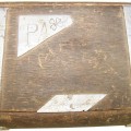 Soviet trench art - wooden cigarette case.