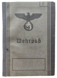The Wehrpass issued to Josef Friess