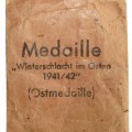 Award envelope for Medaille "Winterschlacht im Osten 1941/ 42" Karl Poellath