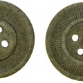 Paper buttons, Feldgrau- 20 mm. 3rd Reich Wehrmacht Heer, Lufftwaffe, Waffen SS, RAD and other servi