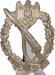 Infanterie Sturmabzeichen by Franke & Co. Hollow. Zinc