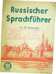 German-Russian vocabulary made in Lepzig in 1941