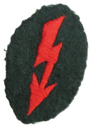 Sleeve patch of a Wehrmacht signalman in an artillery unit