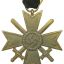 Zinc War Merit Cross 2nd Class with Swords 0