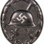 Wound Badge-Verwundetenabzeichen PKZ EH-126 - Black grade 0
