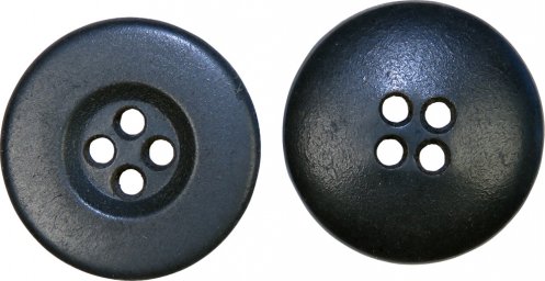 German dark gray 22-mm flat button for German uniforms