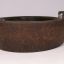 Brown Leather Belt for Command Staff with Double-Prong Zinc Buckle 2