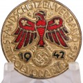 Gauleistungsabzeichen in Gold 1942 Standschützenverband Tirol-Vorarlberg 1942 year. 23,5 mm