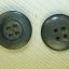 Standard issue 3rd Reich, 14 mm Army feldgrau bone buttons 2